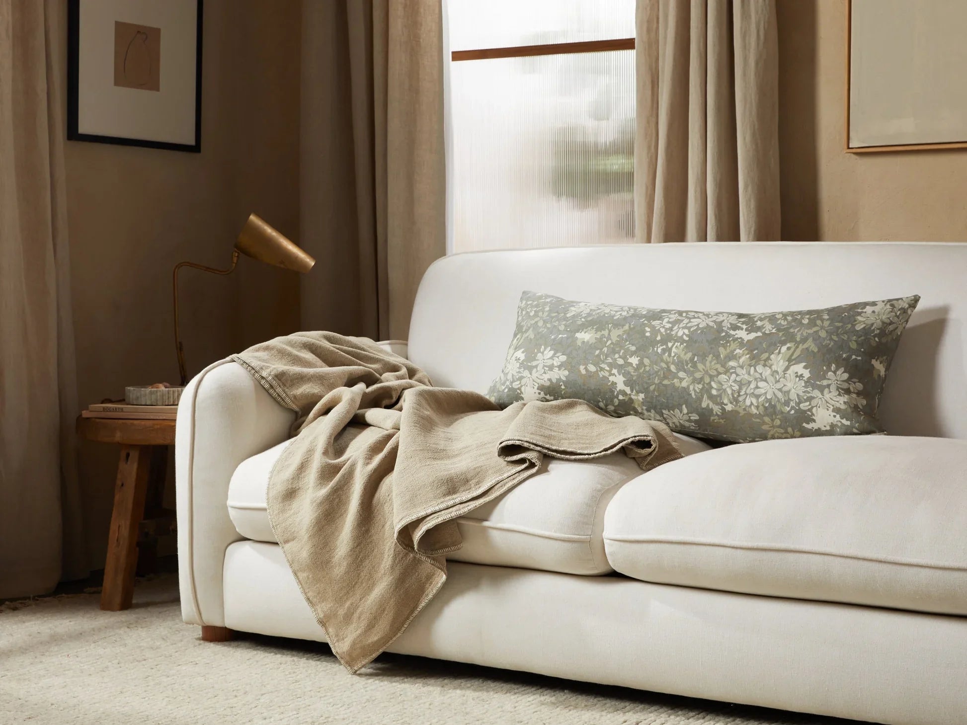 Linen Stitch Throw