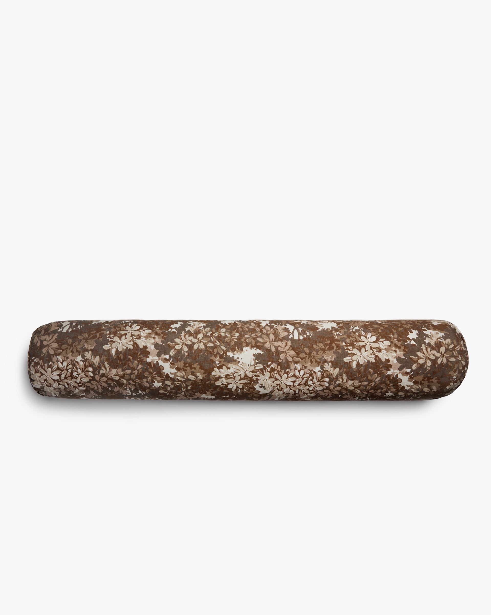 Printed Linen Bolster Pillow Cover